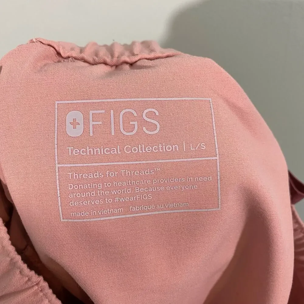 FIGS Pink Technical Collection Tansen Jogger Size L P
